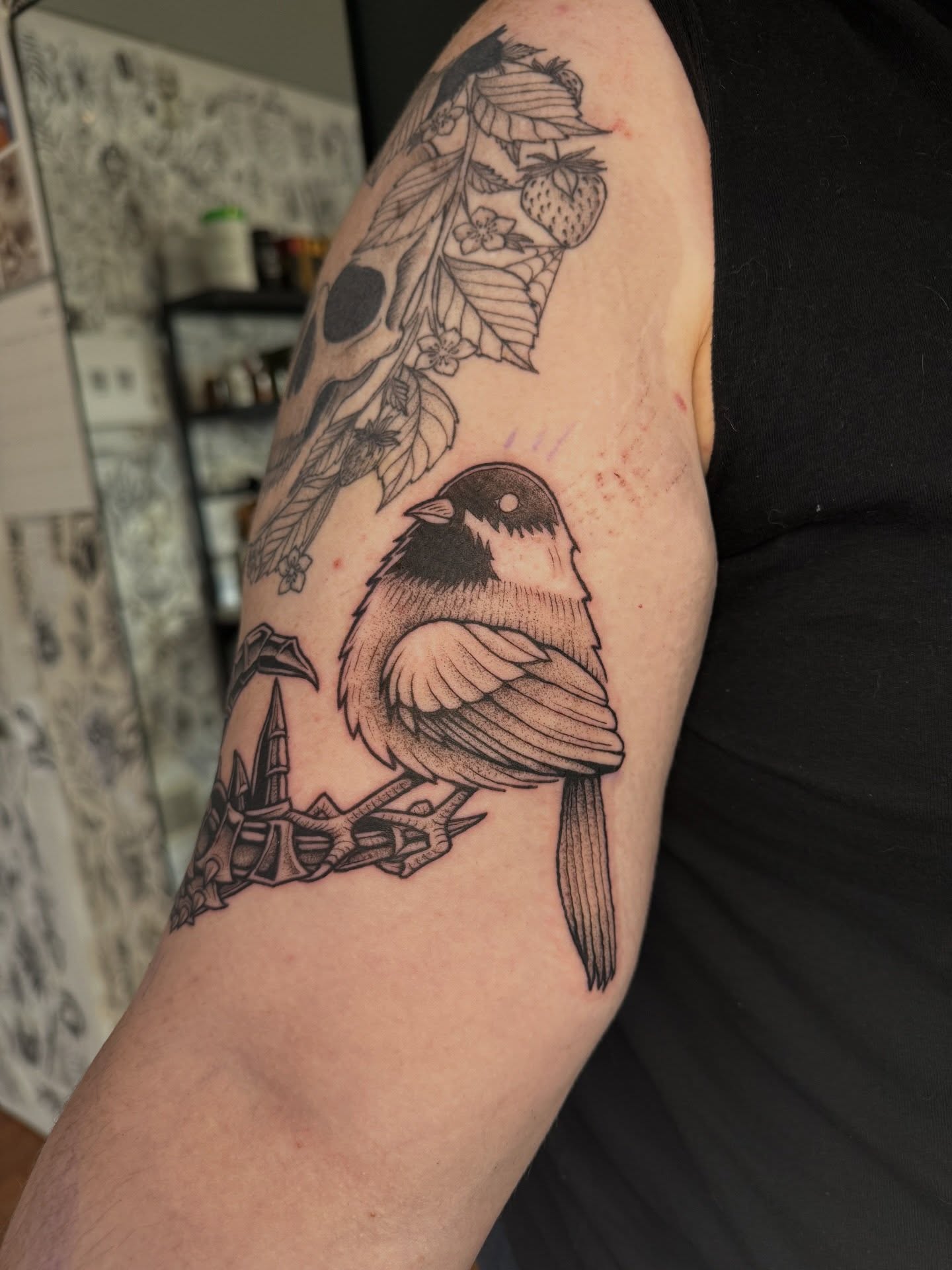 Tattoo by @pdv — black_and_grey