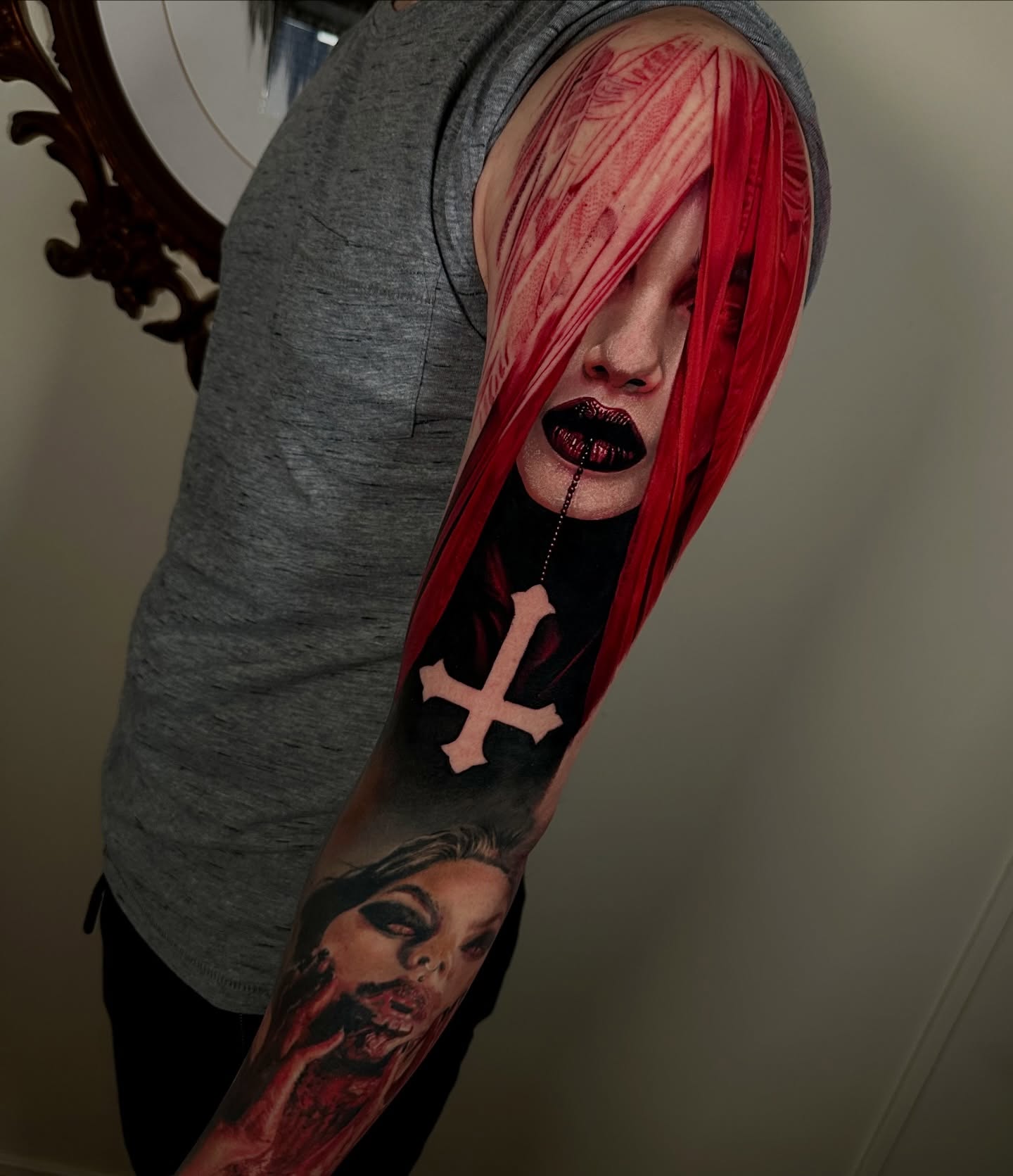 Tattoo work at Villain Arts – Houston