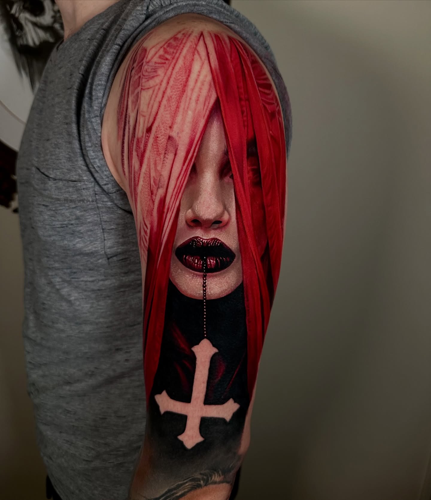 Tattoo work at Villain Arts – Houston