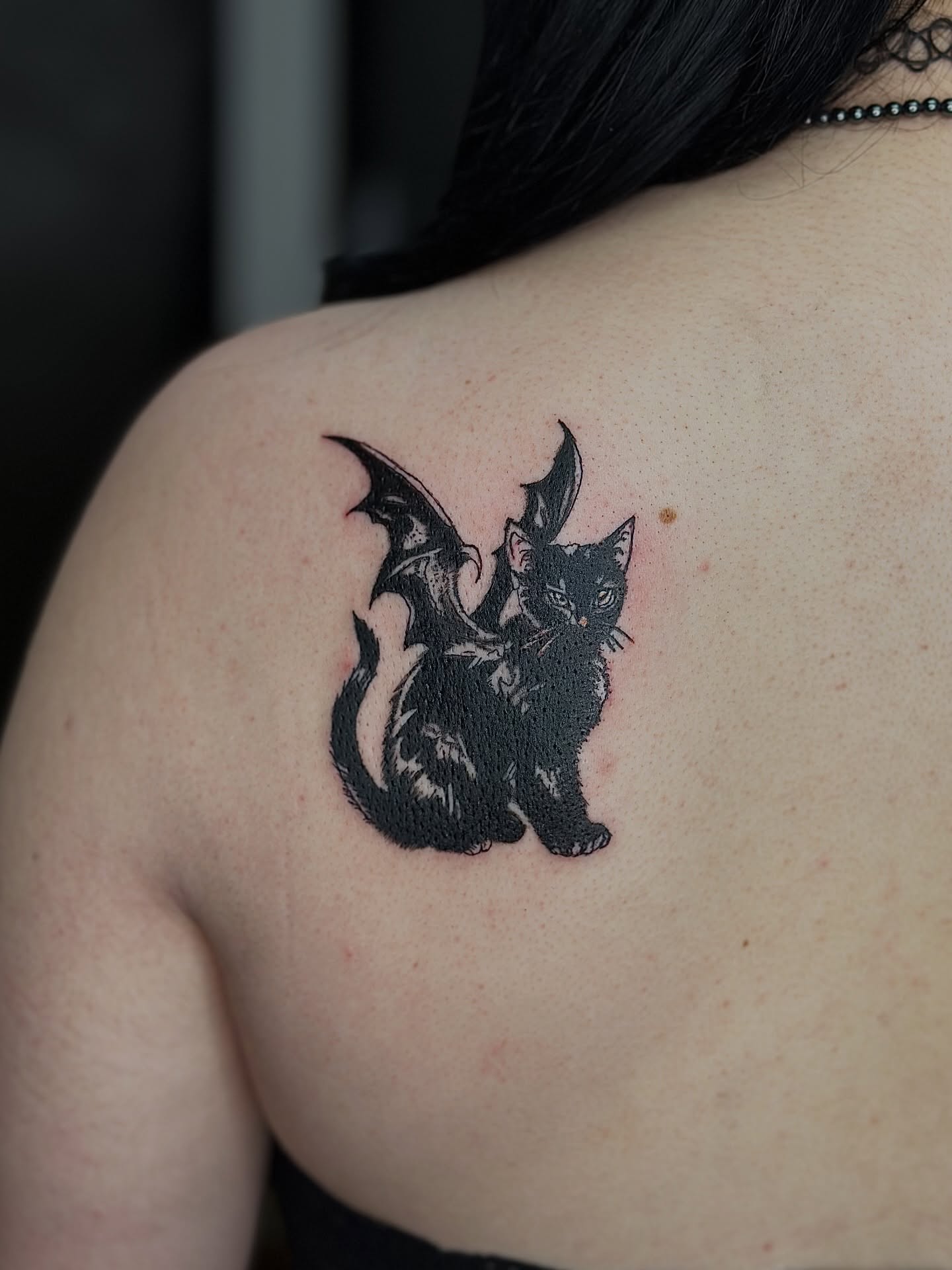 Tattoo by @alchemillia.tattoos — black_and_grey