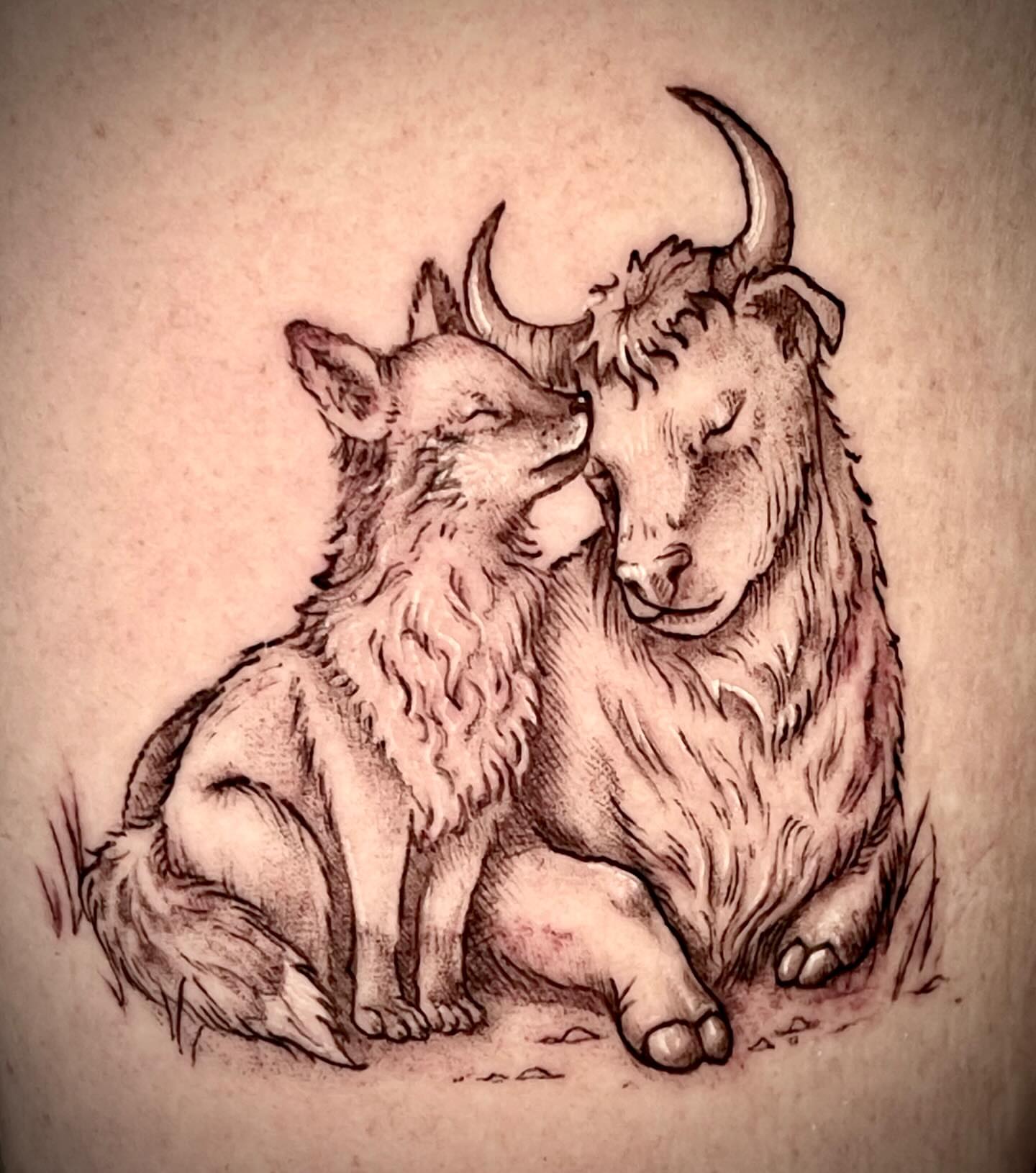 Tattoo by @cherryladyink — black_and_grey