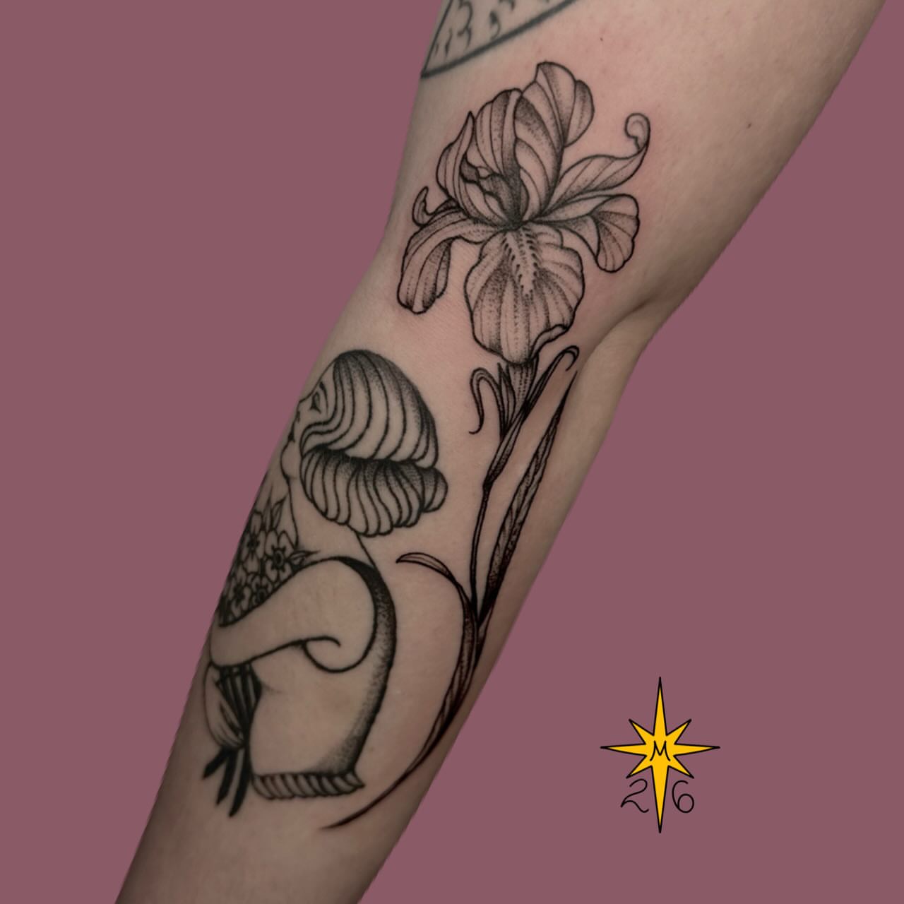 Tattoo by @maddstatts โ black_and_grey
