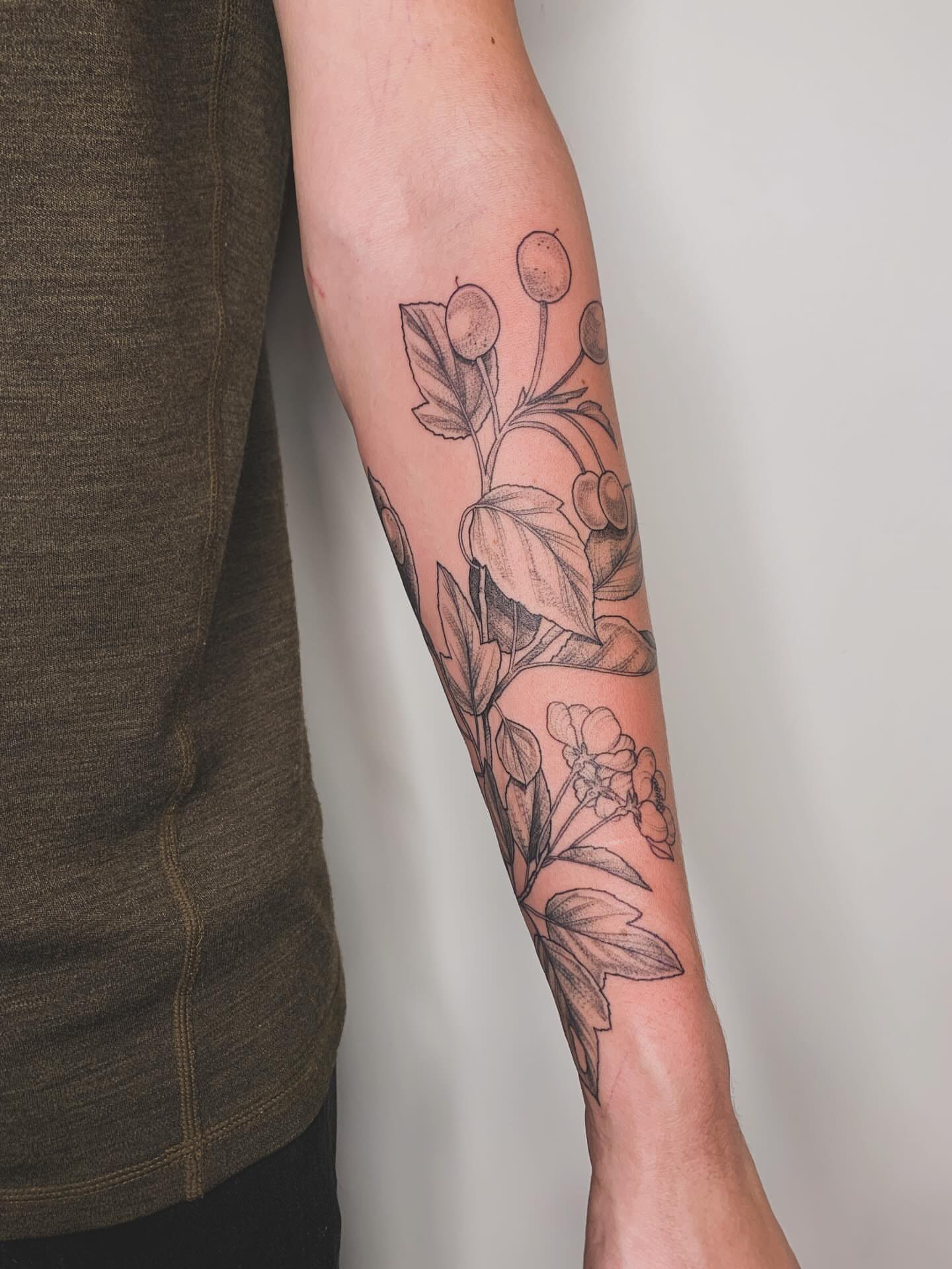 Tattoo by @peripeteiah — black_and_grey