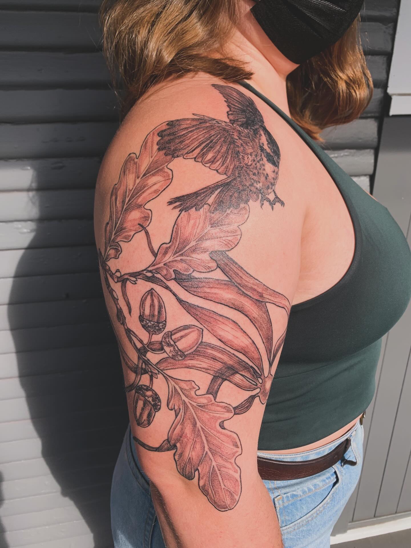 Tattoo by @peripeteiah — realism, black_and_grey