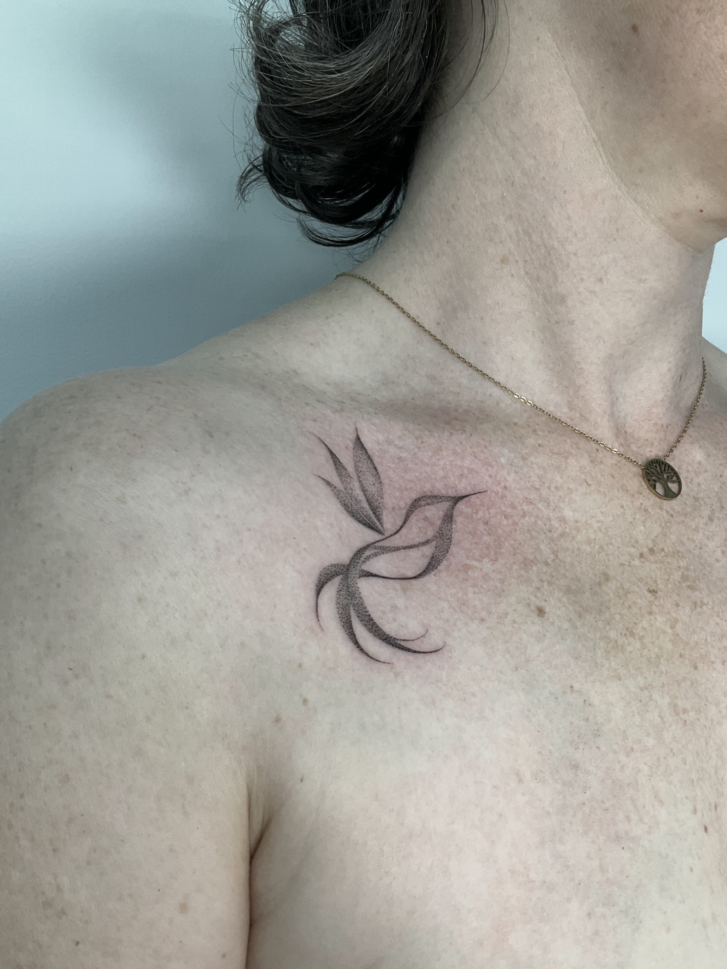 Tattoo by @douceliigne — black_and_grey