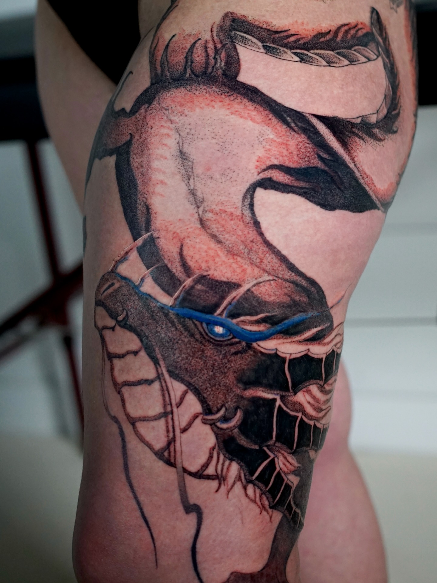 Tattoo by @cee.destined β dotwork, realism