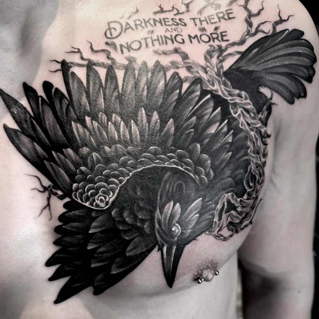 Tattoo by @heathersyvilla — black_and_grey, realism