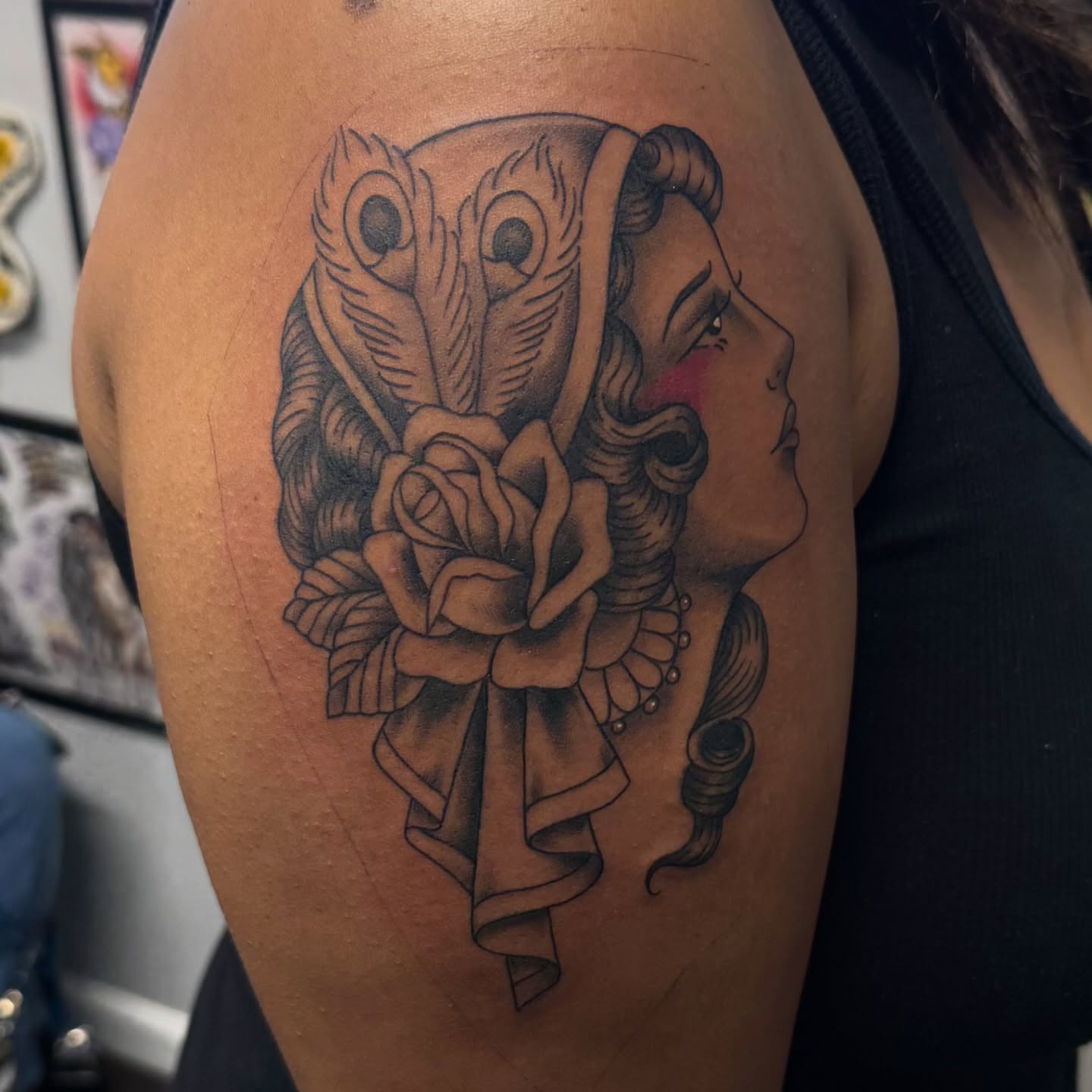 Tattoo by @todoroshetattoos โ american_traditional, black_and_grey