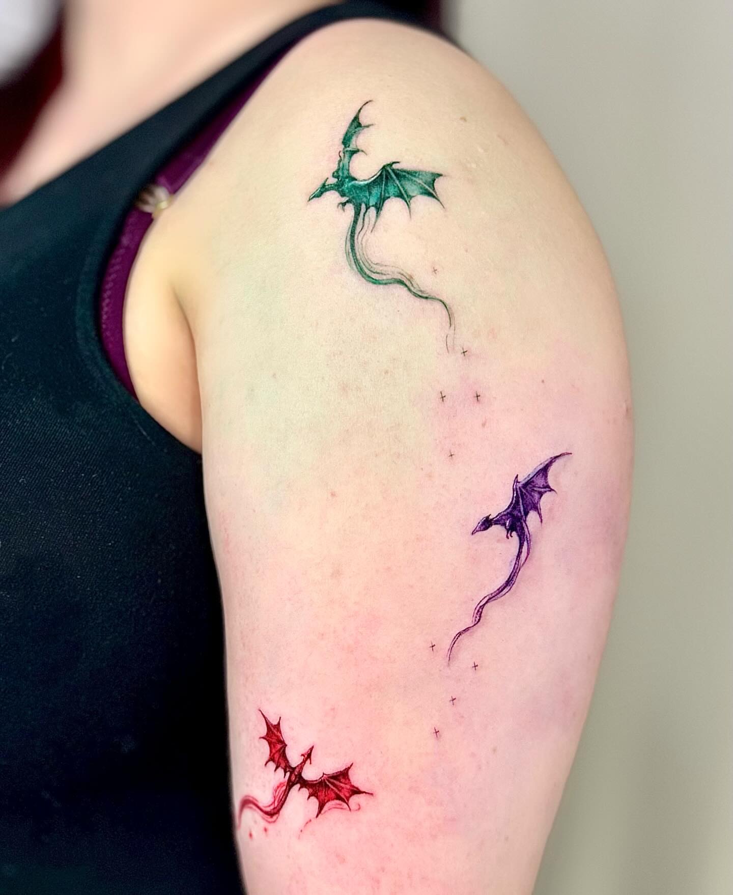 Tattoo by @varonyart — dotwork
