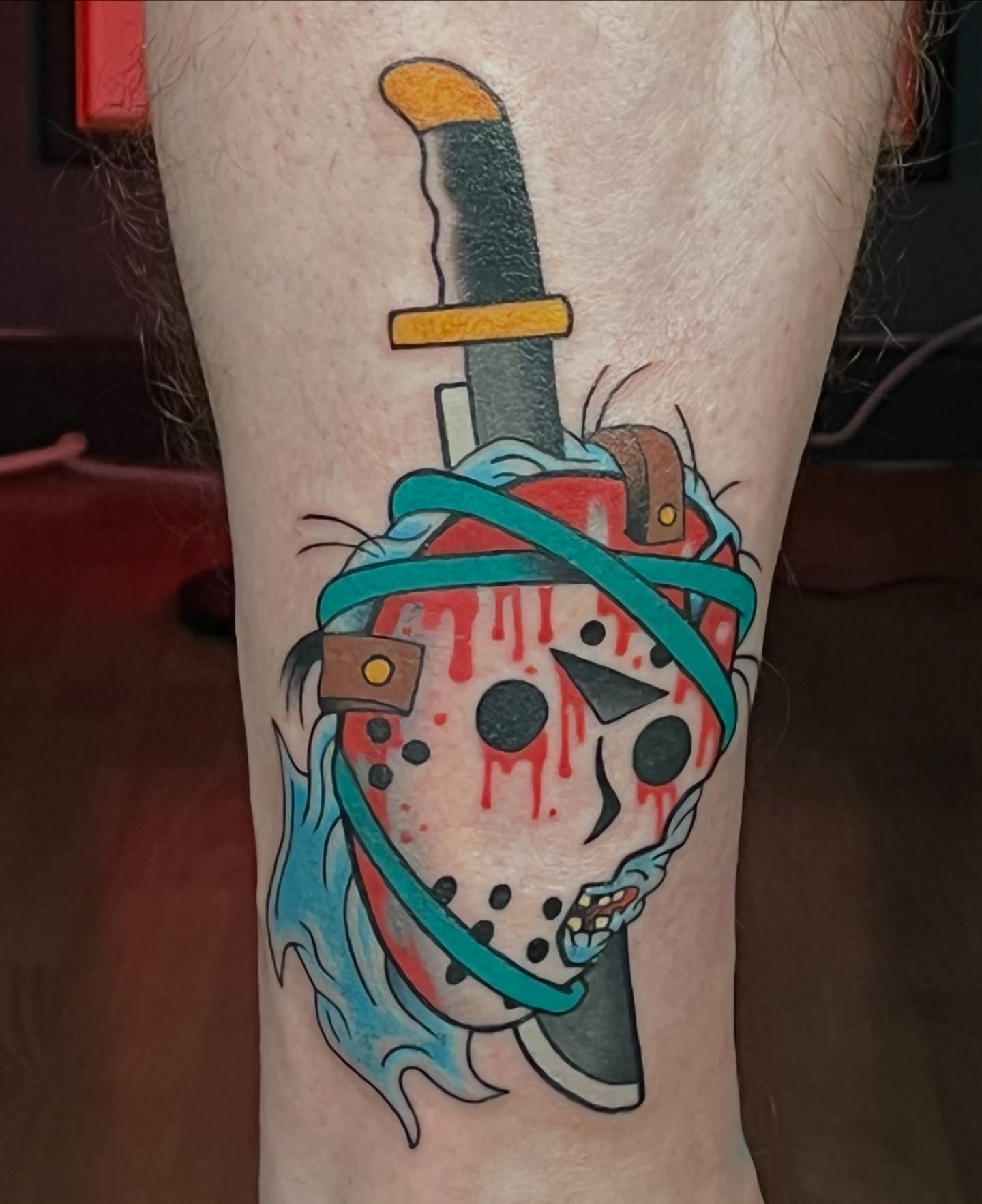 Tattoo by @inkedbybrianpdx — american_traditional, trash_polka
