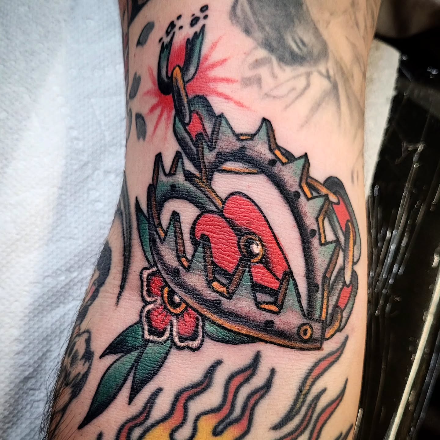 Tattoo by @werexwolf — american_traditional