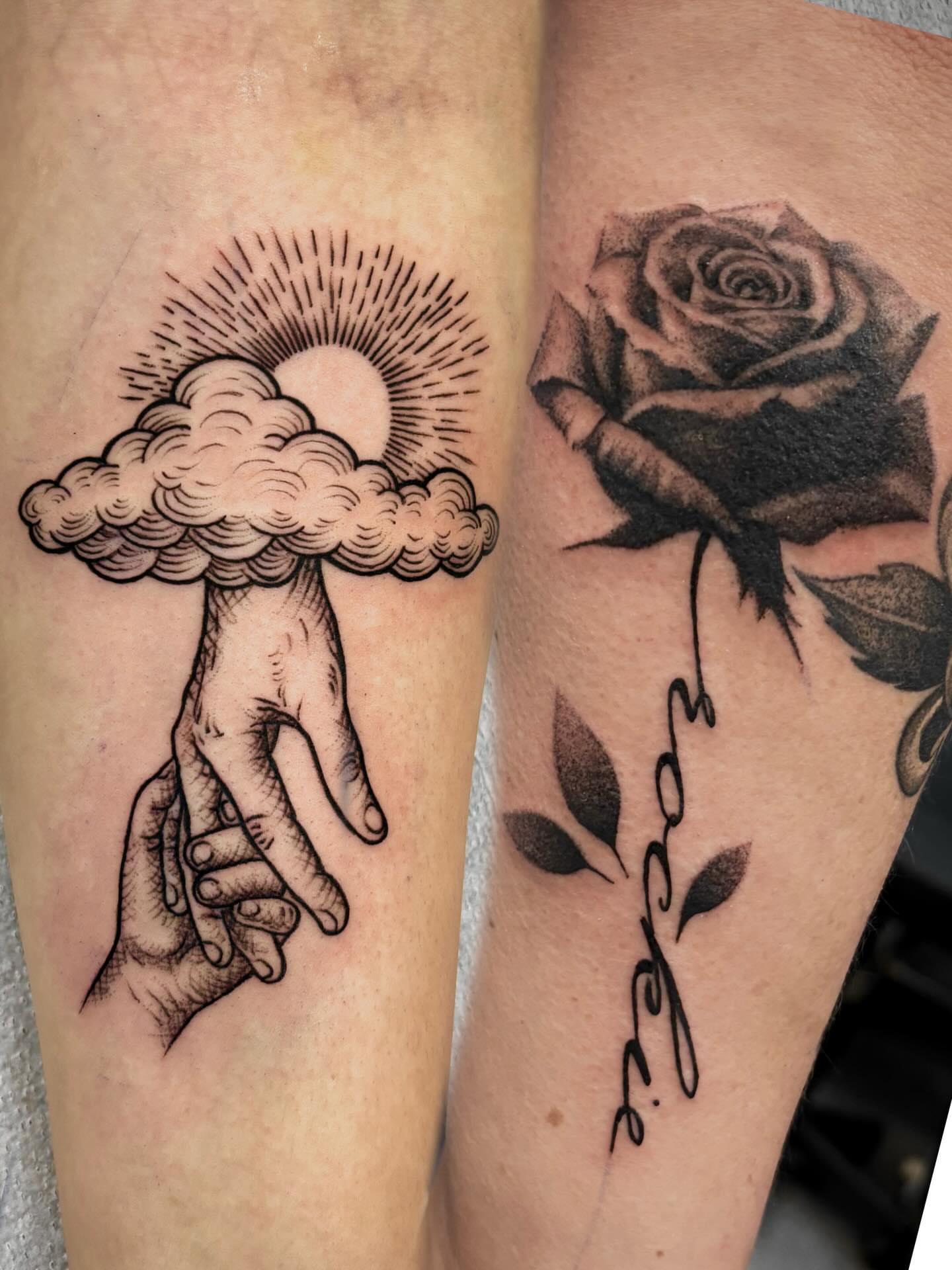 Tattoo by @justanothertattoo — black_and_grey, realism