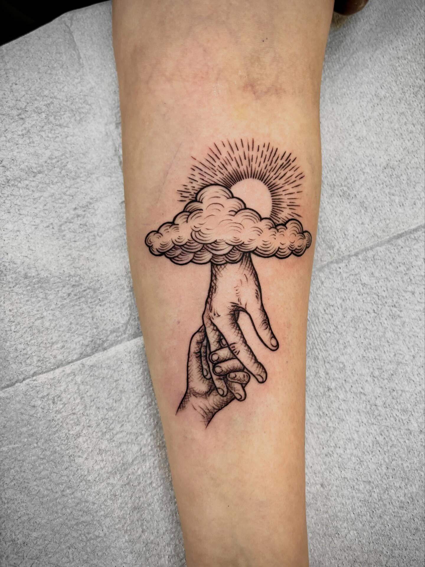 Tattoo by @justanothertattoo — black_and_grey