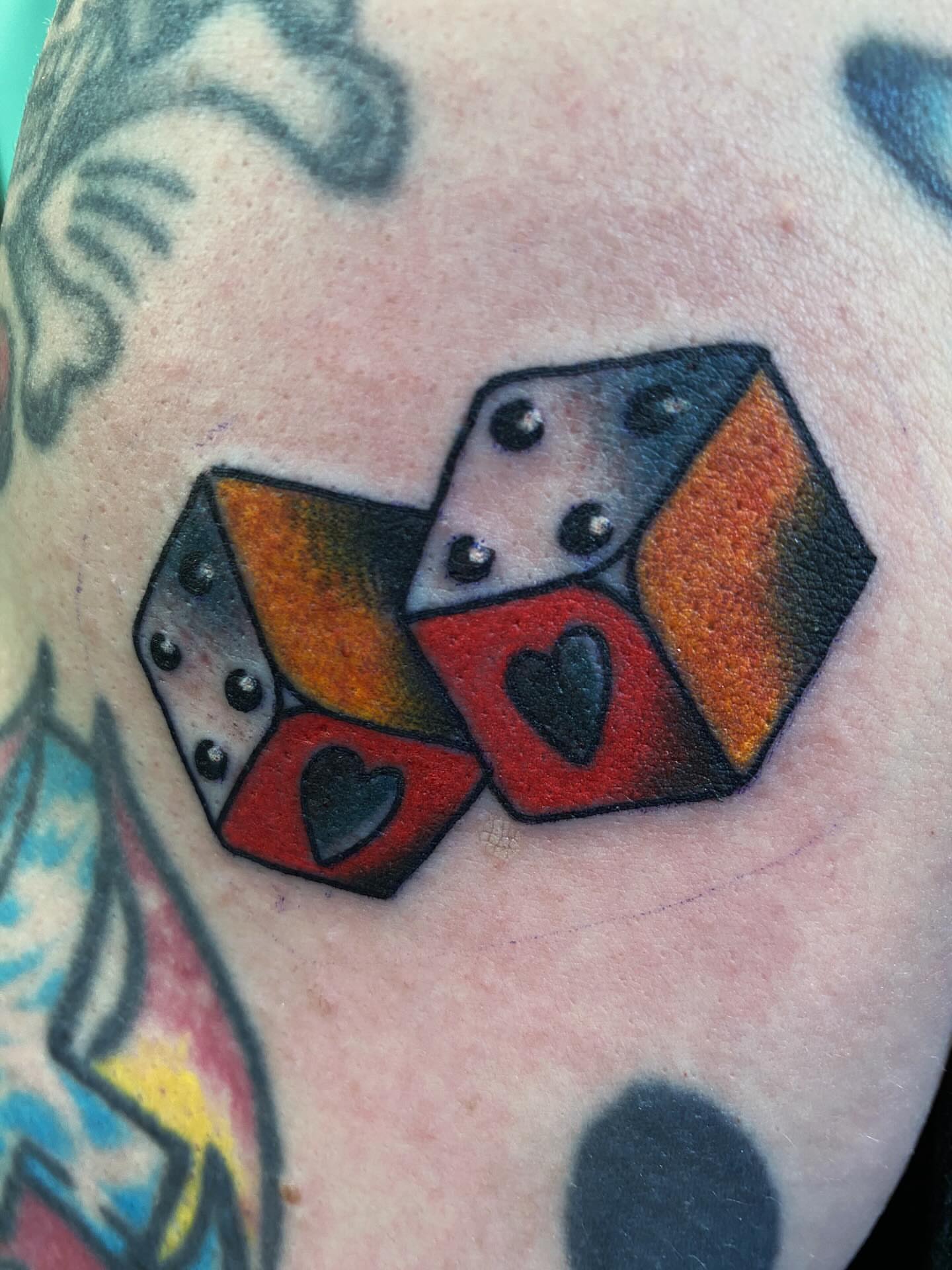 Tattoo by @nathanruffinojr — geometric