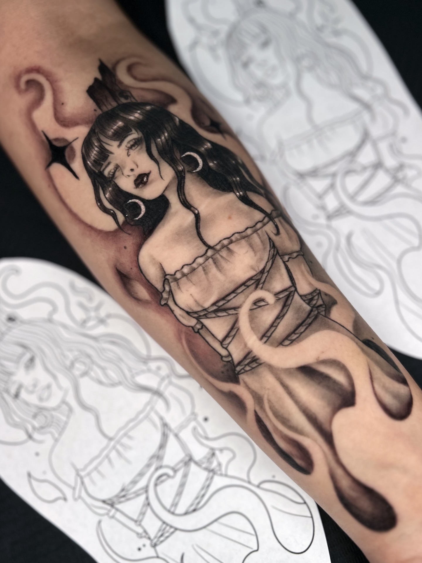 Tattoo by @marisolcreative β black_and_grey, realism