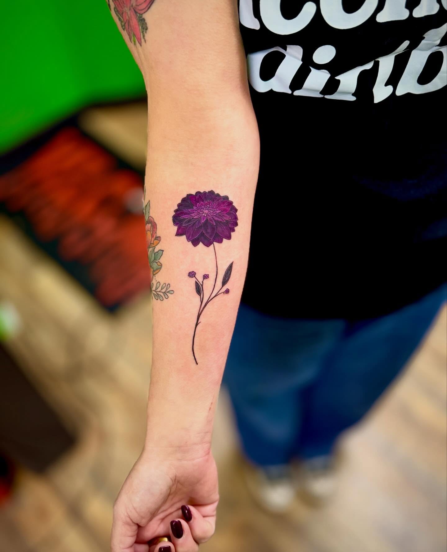 Tattoo by @batty_girl_tats — dotwork