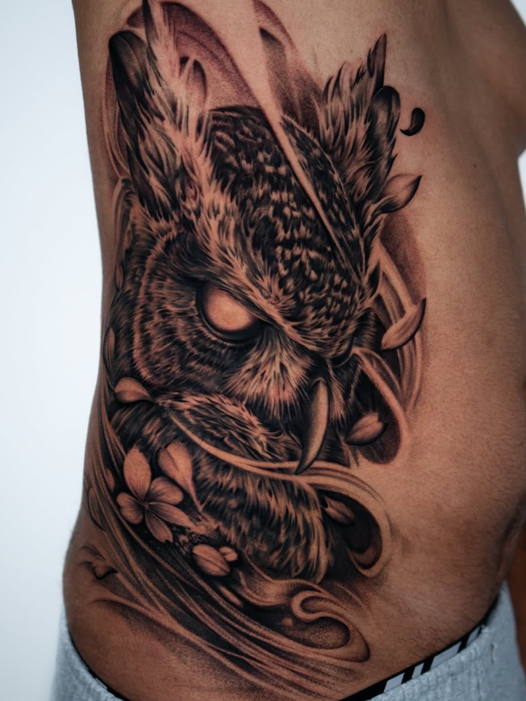 Tattoo by @dosantosink — realism, black_and_grey