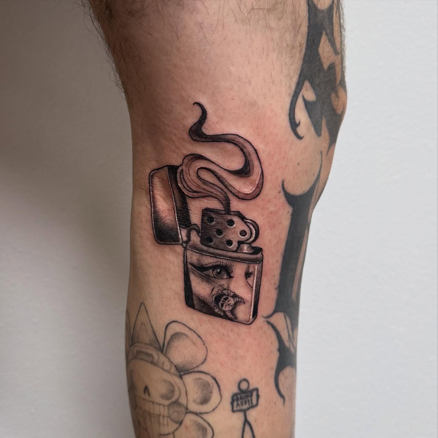 Tattoo by @ktea_and_tattoos — black_and_grey