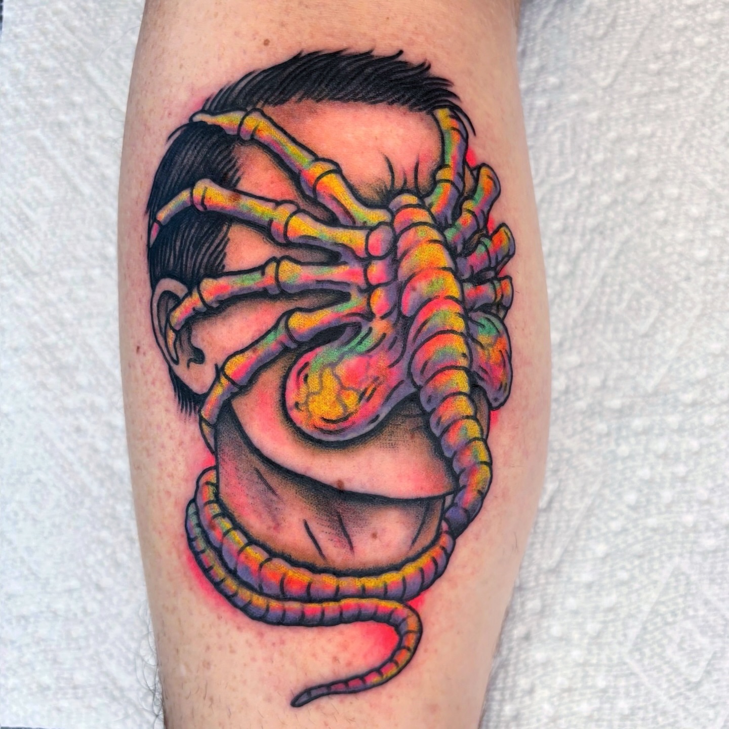 Tattoo by @randyconnertattoo — neo_traditional, surrealism