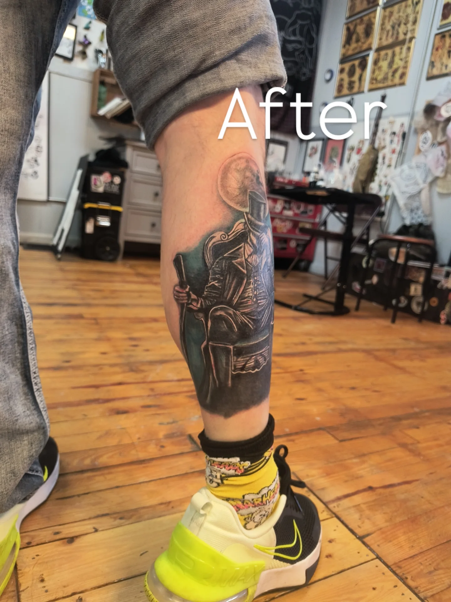 Samurai warrior realism tattoo on the forearm by Niki Jackson