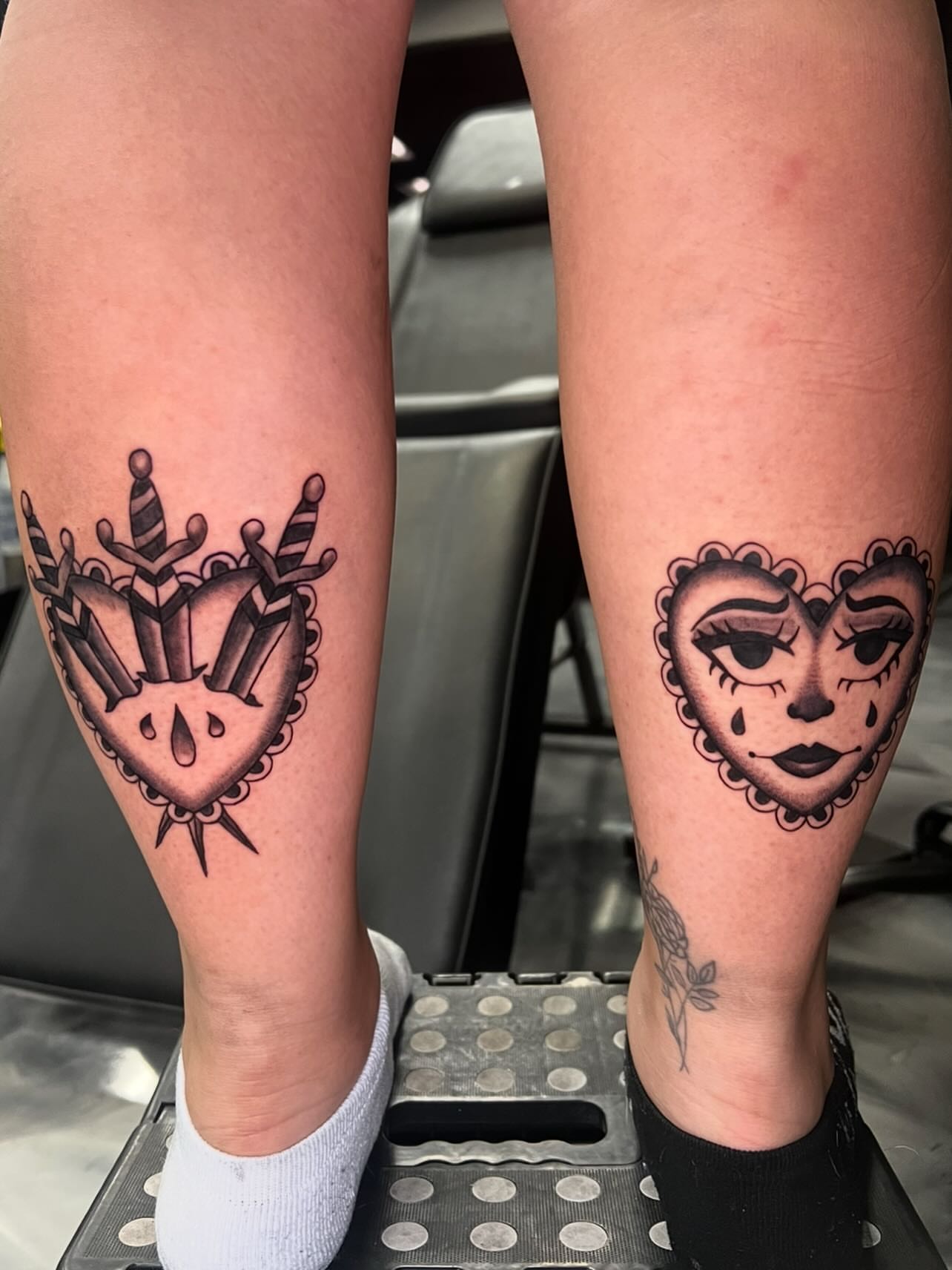Tattoo by @marztattz — american_traditional, black_and_grey