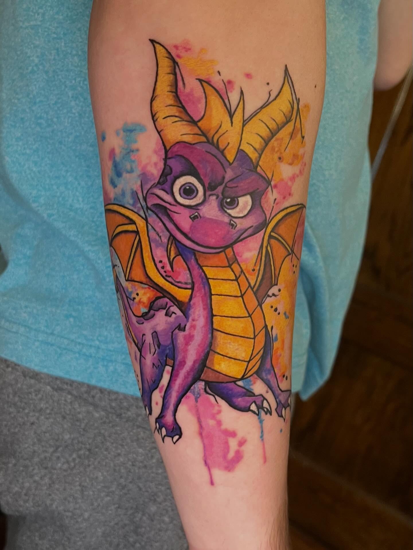 Tattoo by @inkbylennypaul — watercolor