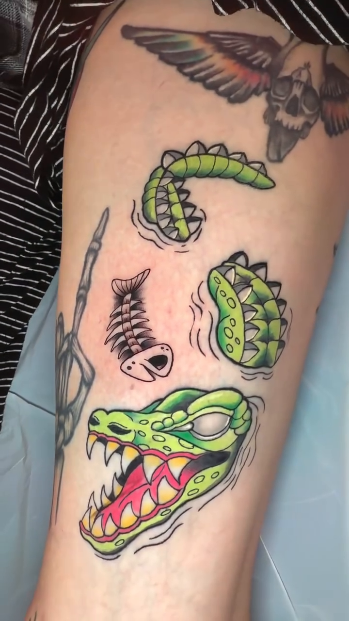 Tattoo by @kinetictattoos — neo_traditional