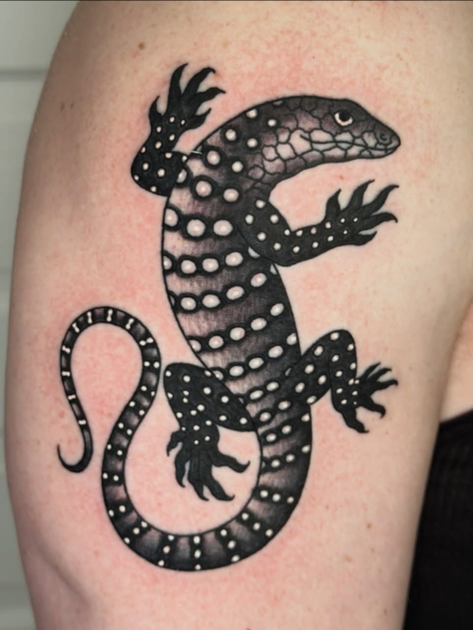 Tattoo by @_barnhill_ — dotwork