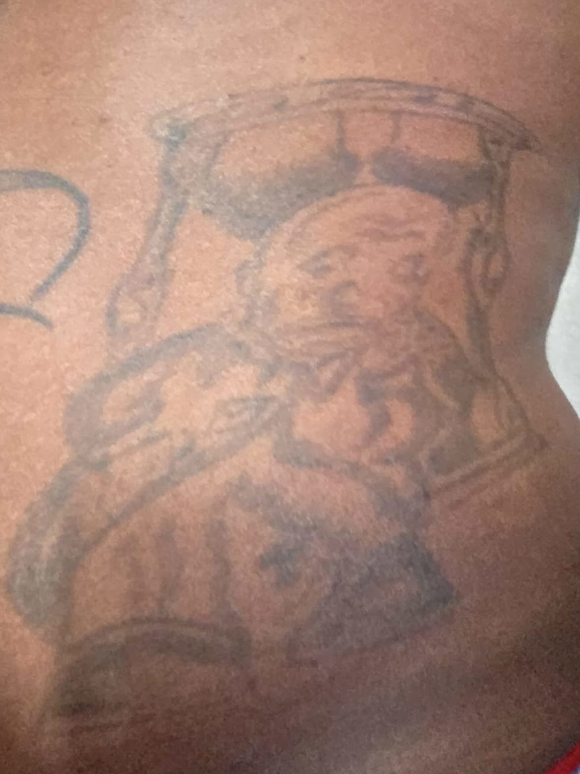 Drum American traditional tattoo on the chest by Sarah Sharee💃🏽