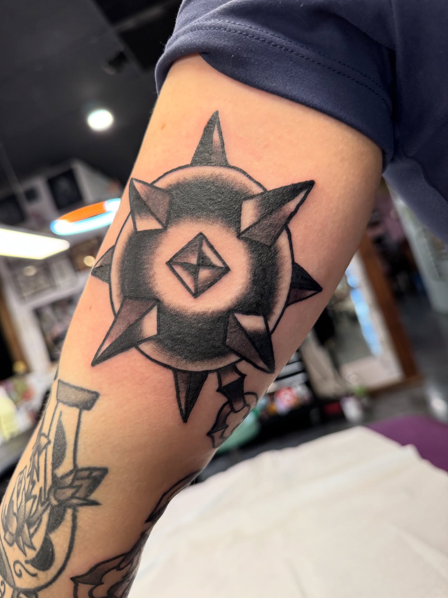 Tattoo by @notmikewilson — geometric