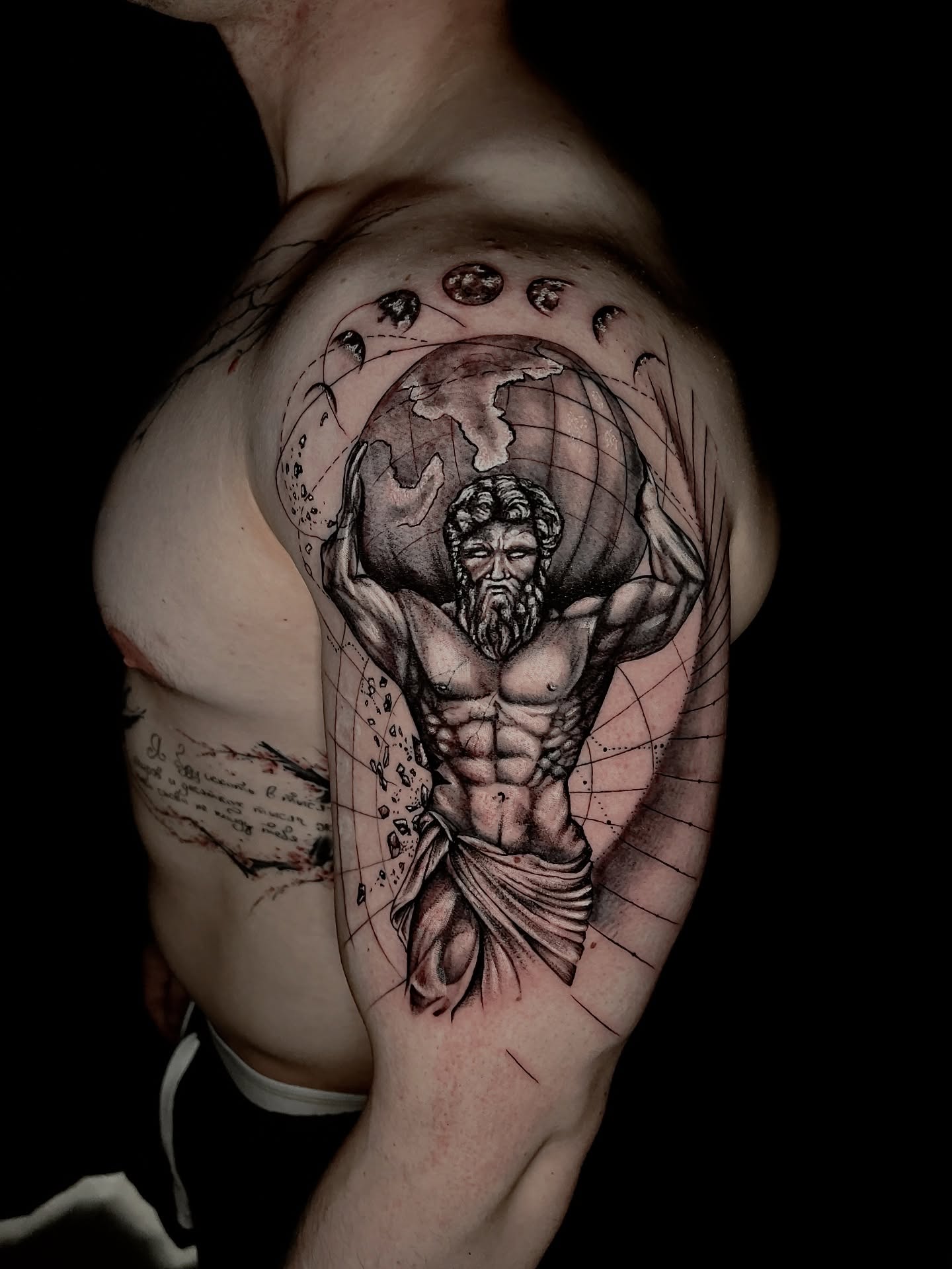Tattoo by @svityk_tattoomsk — realism, black_and_grey