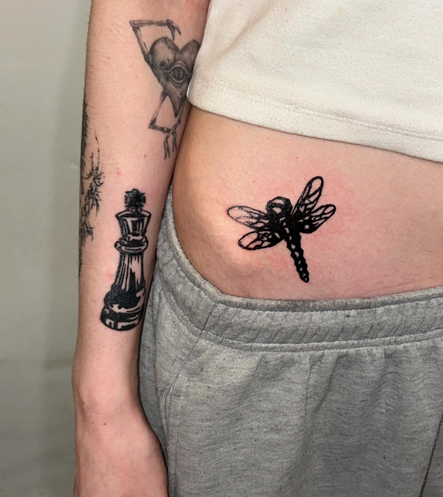 Tattoo by @kiijooya — black_and_grey