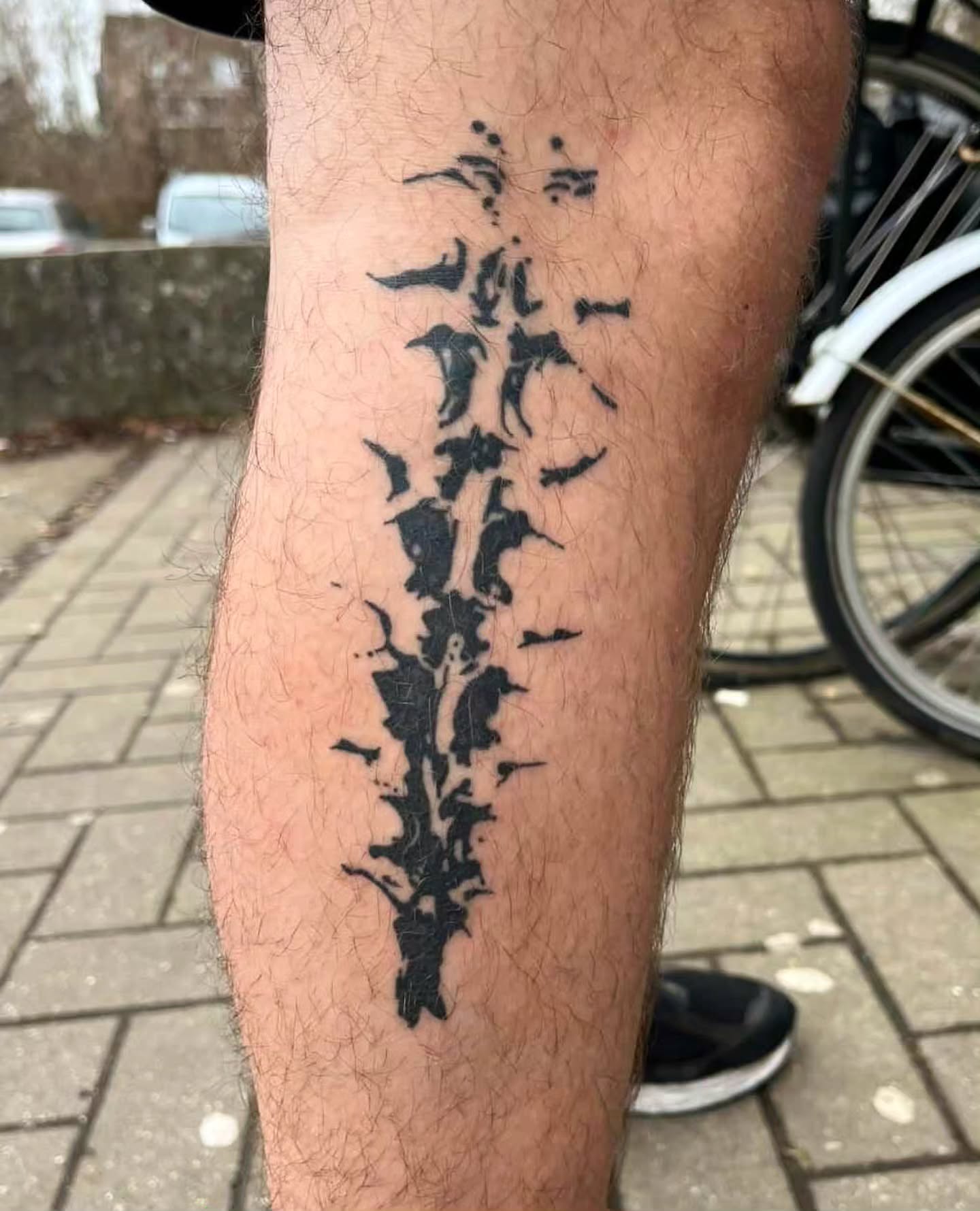 Tattoo by @kittra_ttt — black_and_grey