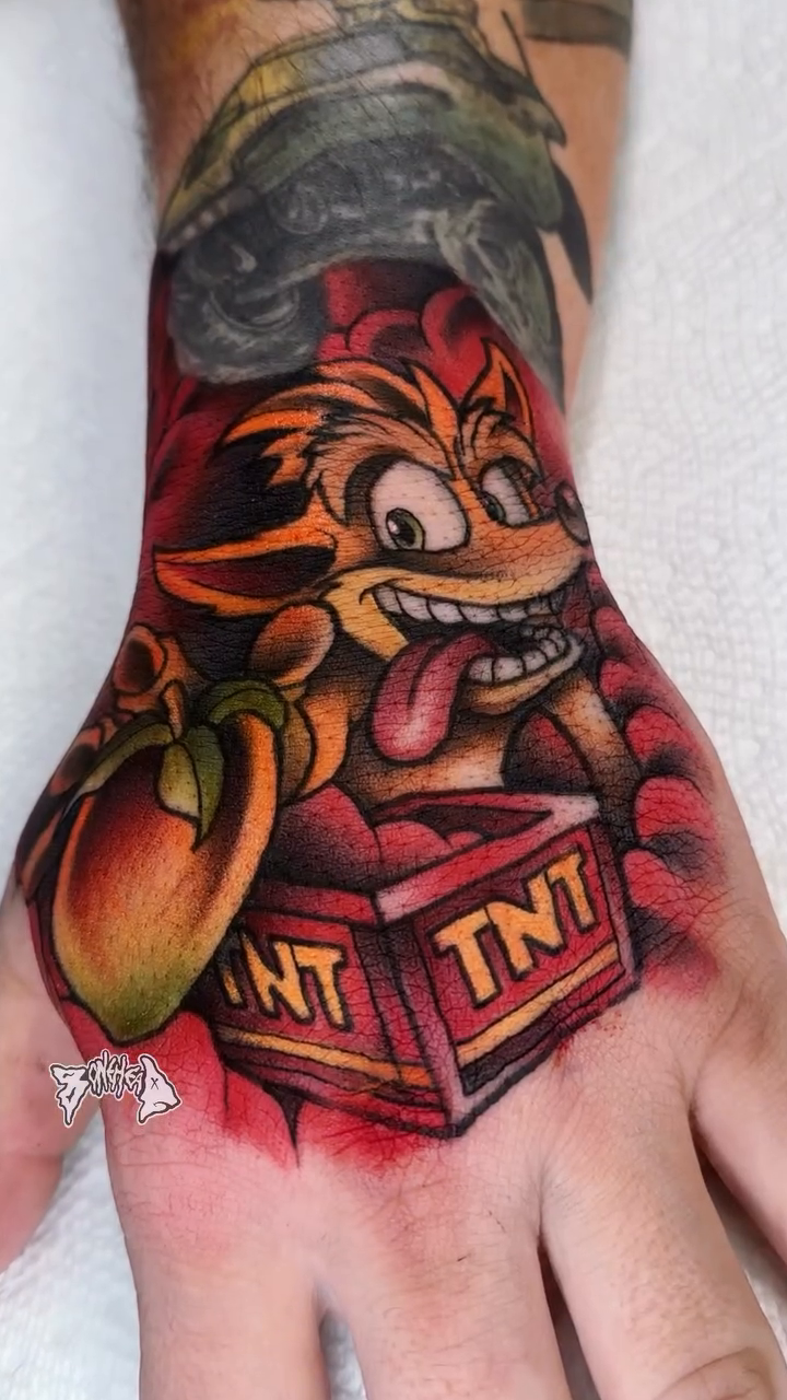 Tattoo by @boneheaddraws β new_school