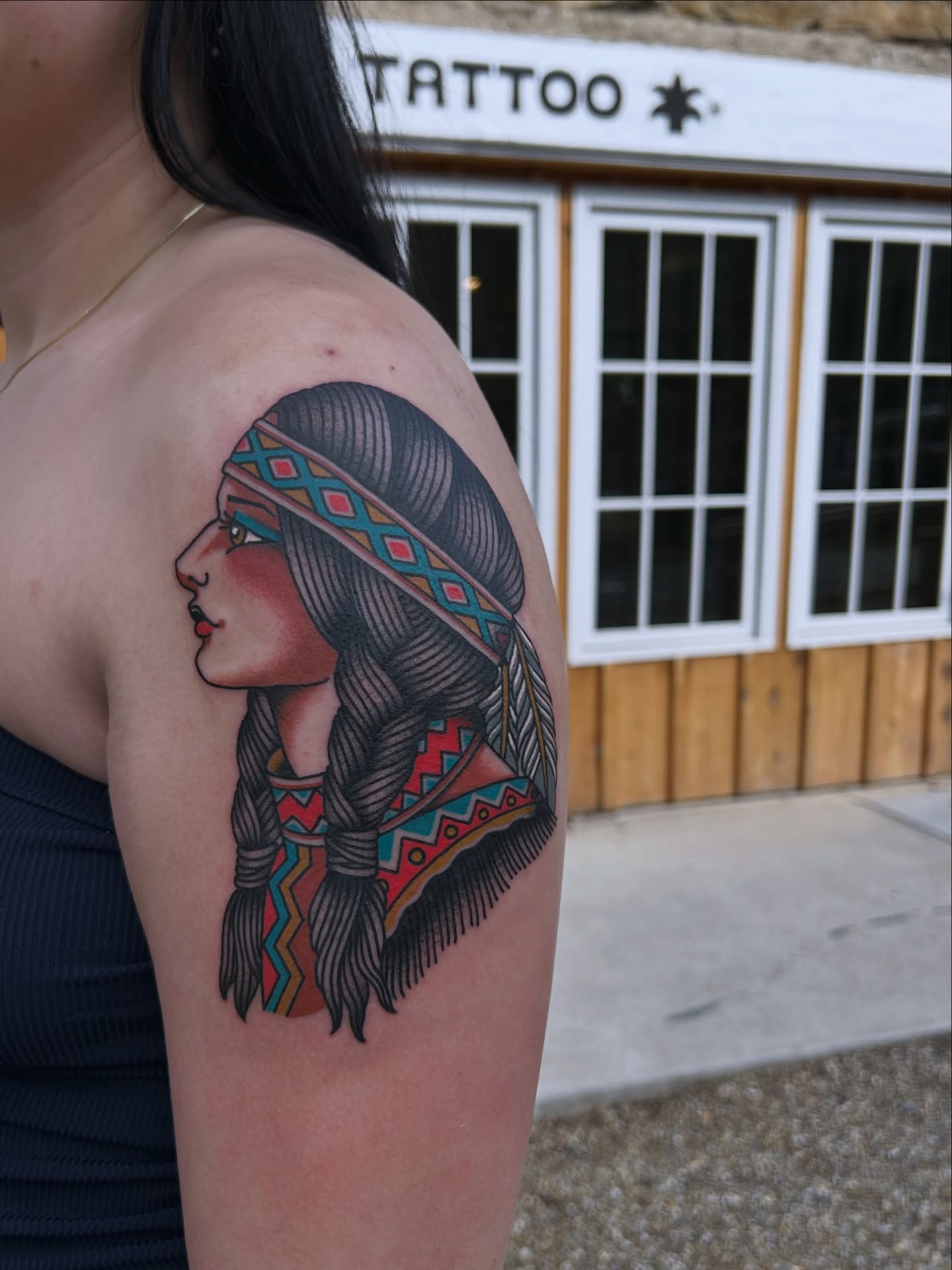 Tattoo by @laurenalexandralux — american_traditional, realism