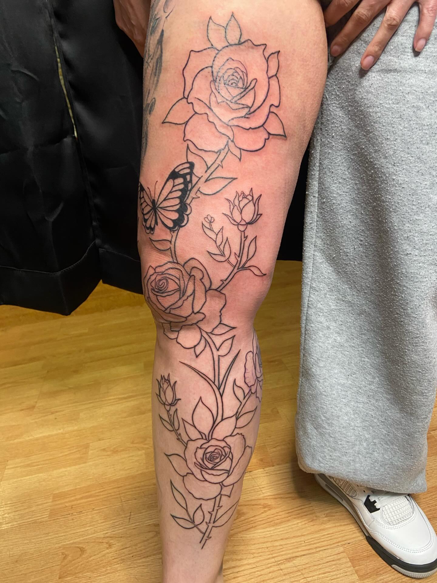 Tattoo by @khriss0301 — black_and_grey
