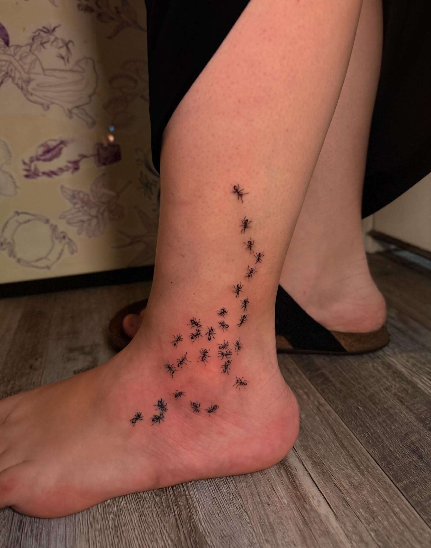Tattoo by @juniperinkk — dotwork