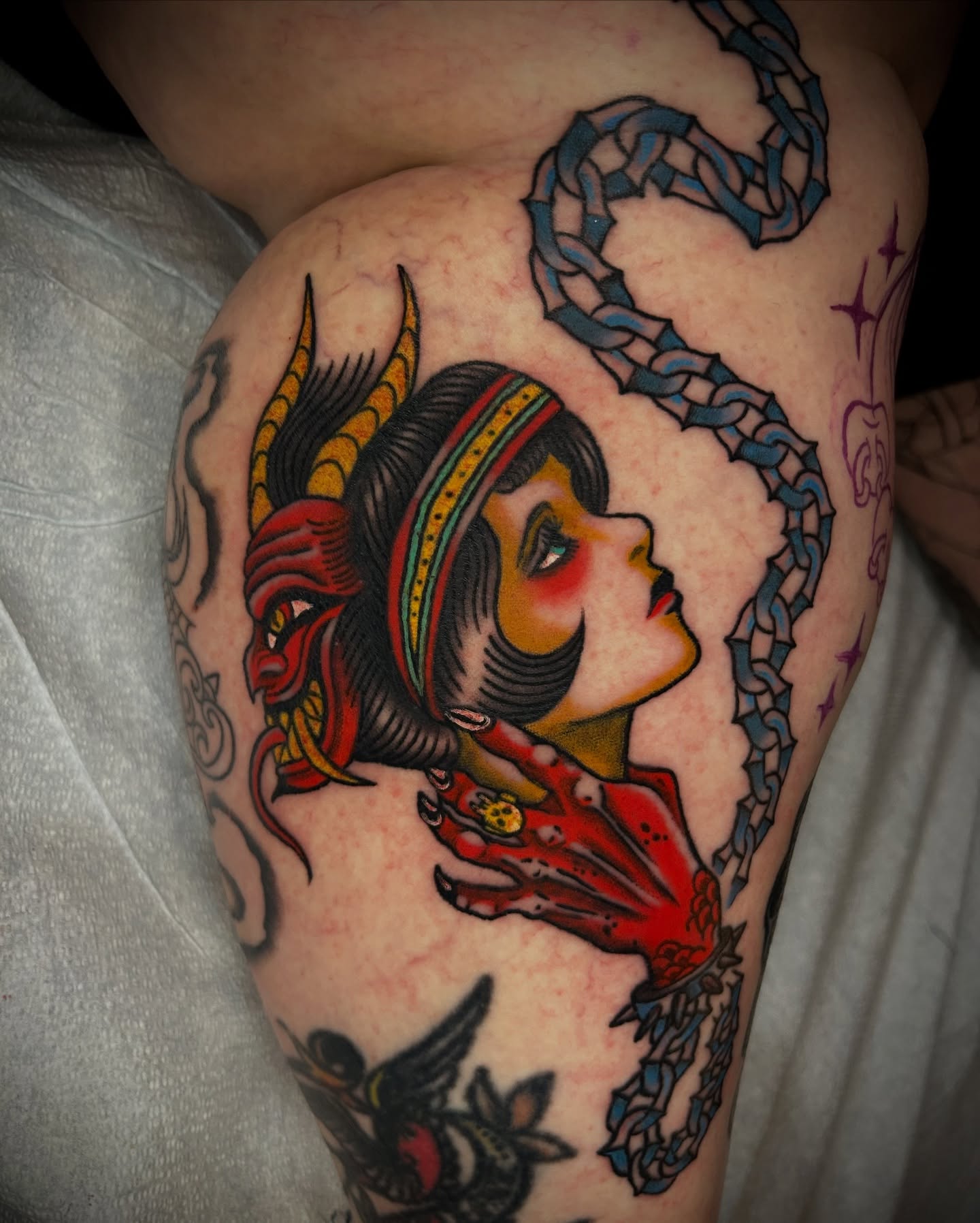 Tattoo by @dirtyblackboots — american_traditional