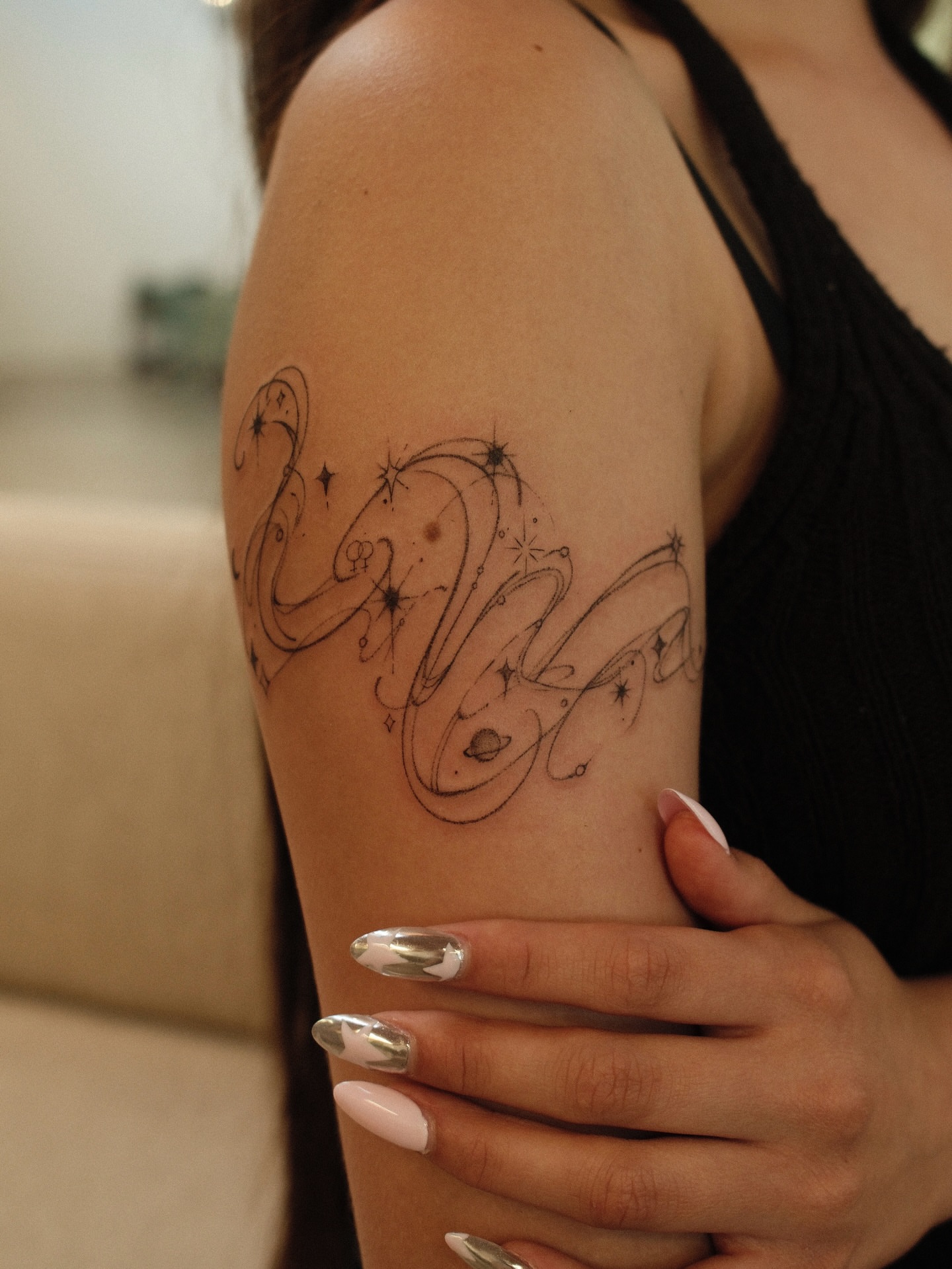 Tattoo by @whoisvtatts — lettering_script