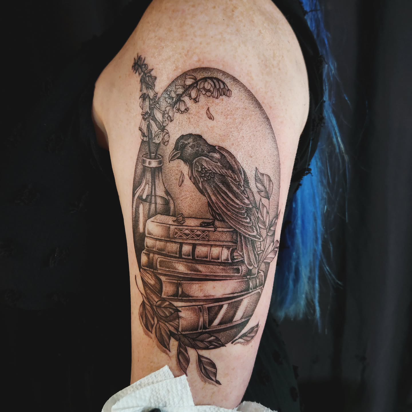 Tattoo by @sj.tattooz — black_and_grey, realism
