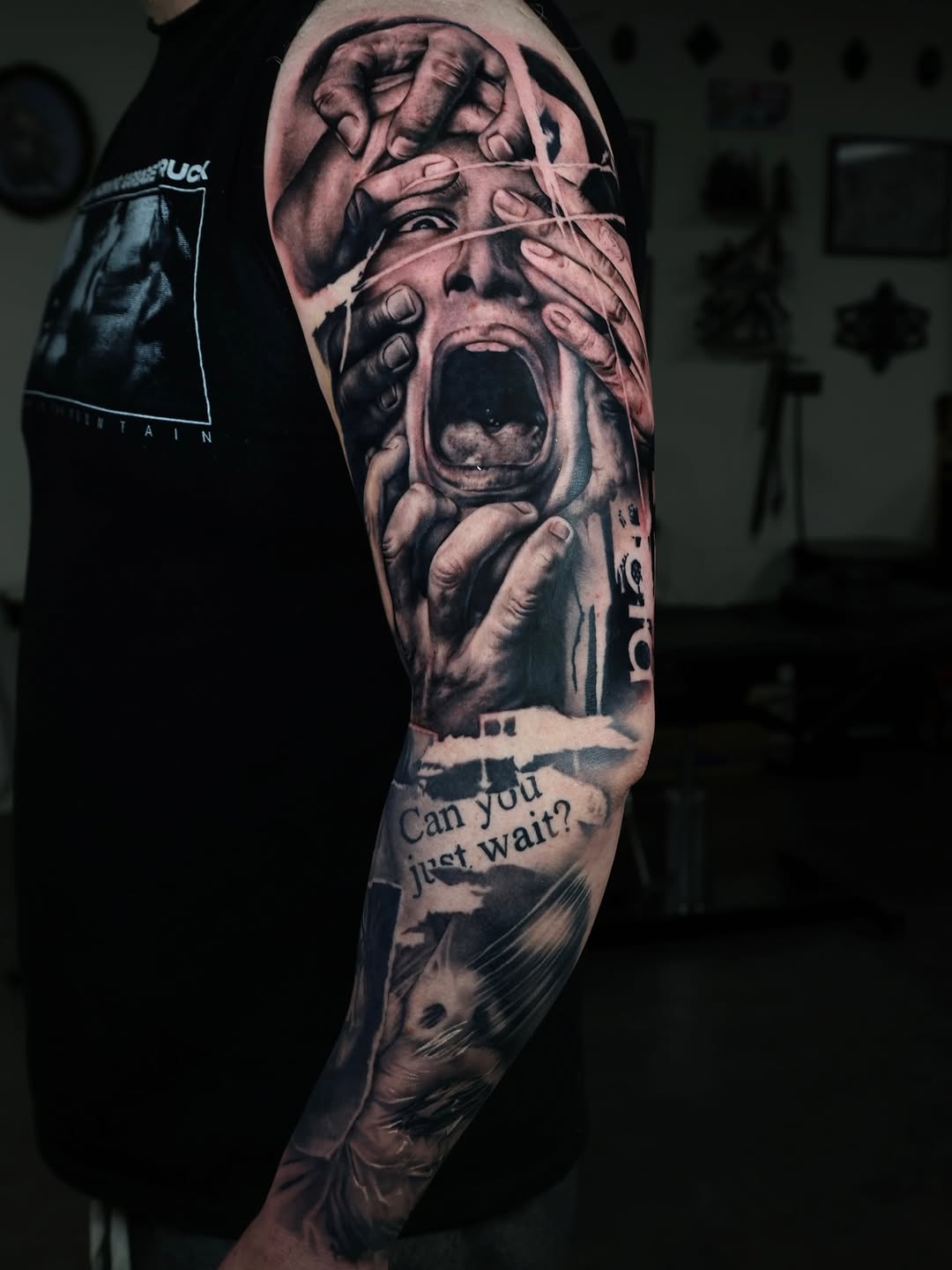 Tattoo by @leahross_tattoo — realism, black_and_grey