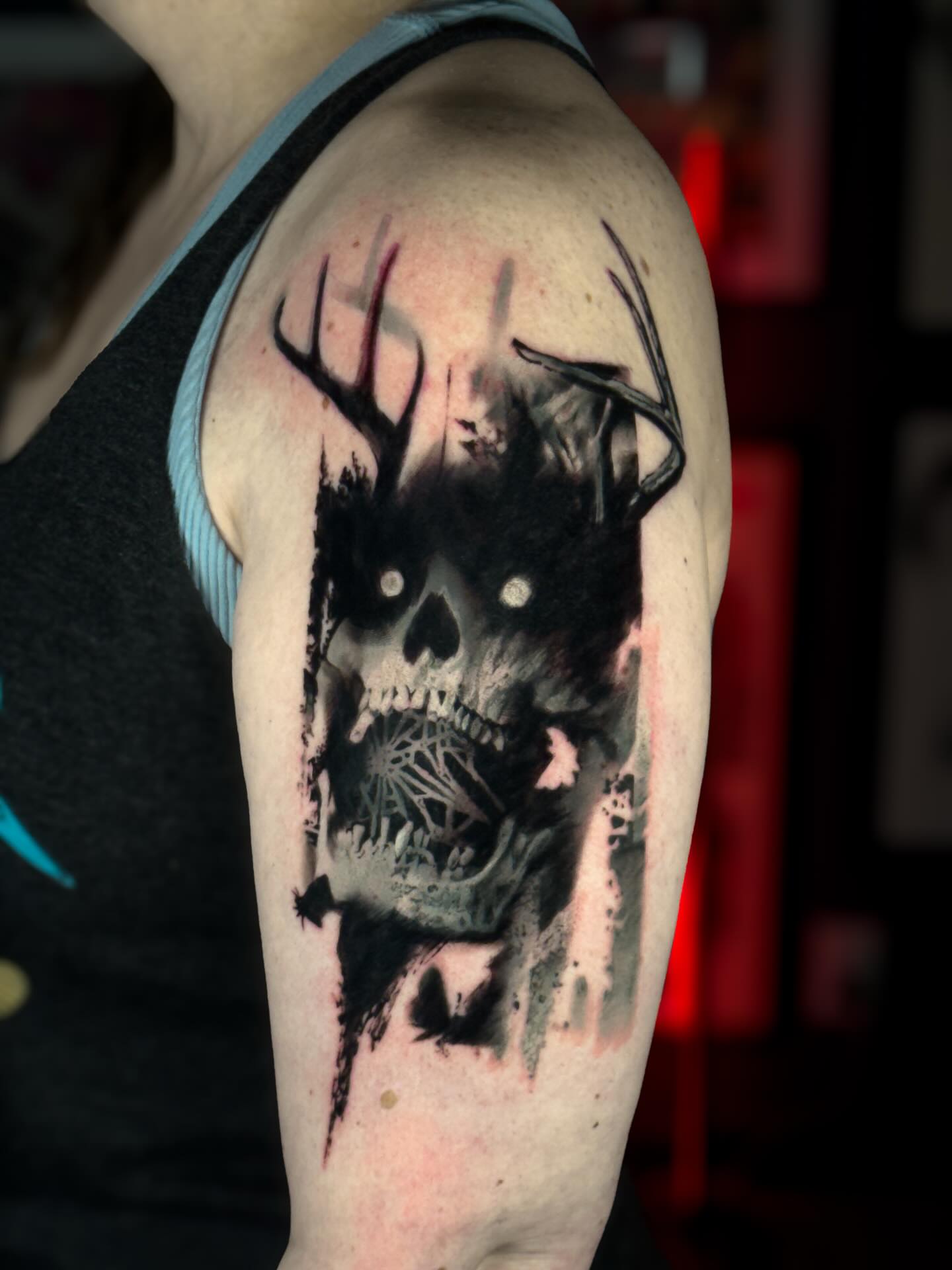 Tattoo by @tattoosbytravis — dark_realism