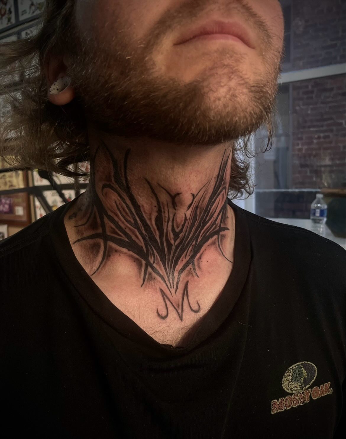 Tribal tribal tattoo on the neck by π©Έβ βοΈ ππππ βοΈ βπ©Έ