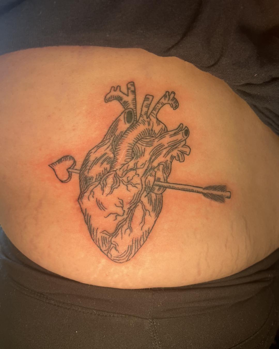 Tattoo by @rohrerink — black_and_grey