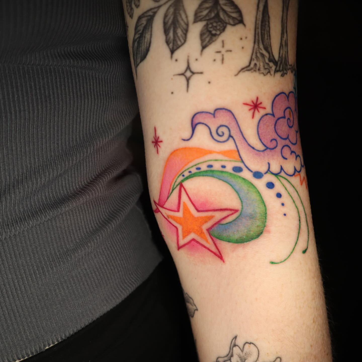 Tattoo by @inkanimalsart — watercolor