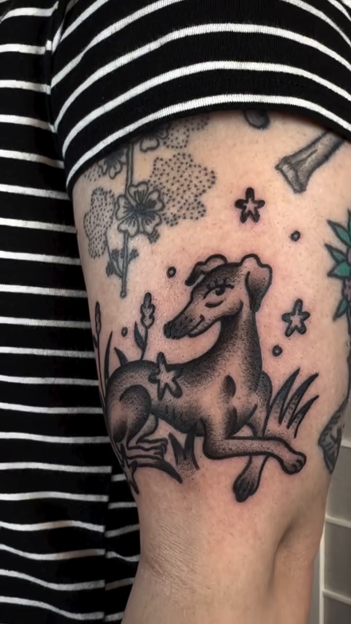 Tattoo by @sadvladink — black_and_grey, realism