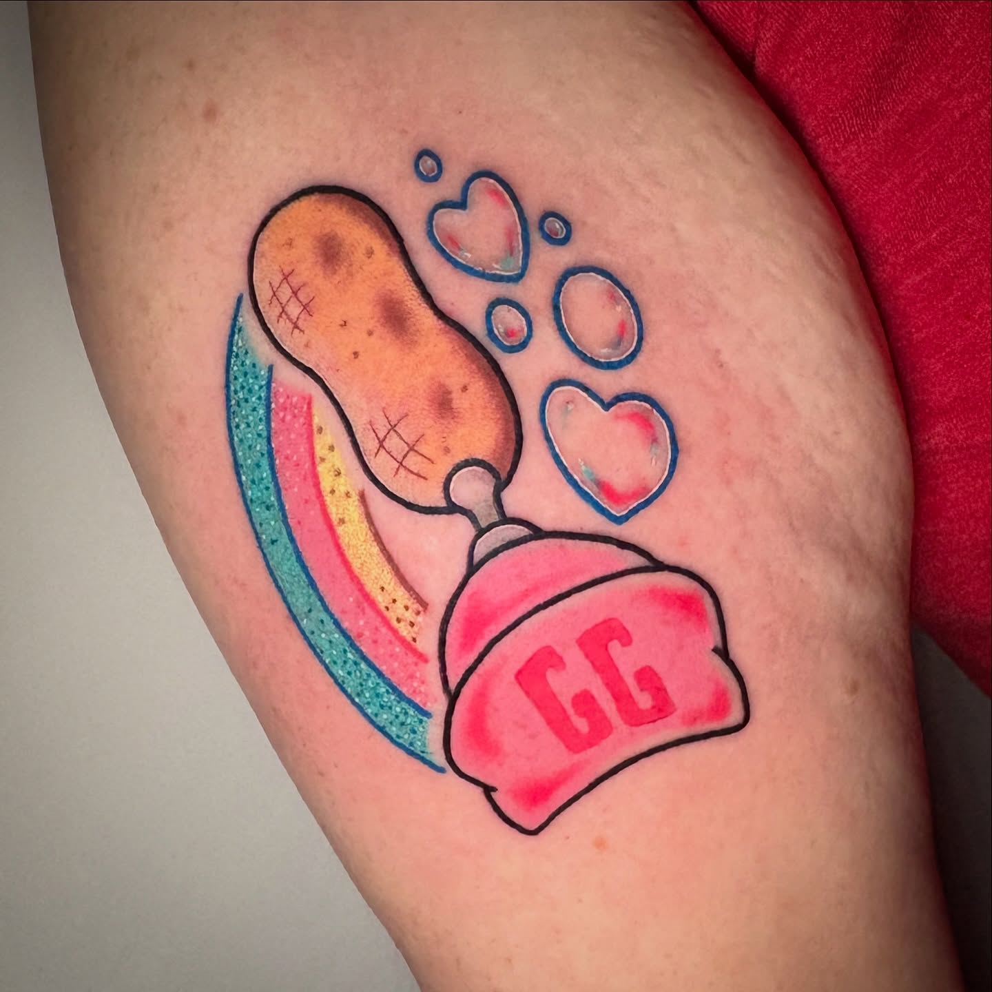 Tattoo by @chibicosori โ new_school