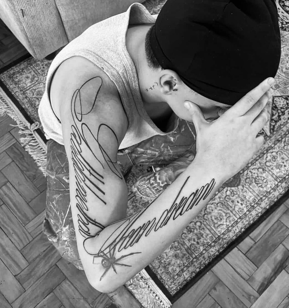Tattoo by @cristytattoo — lettering_script