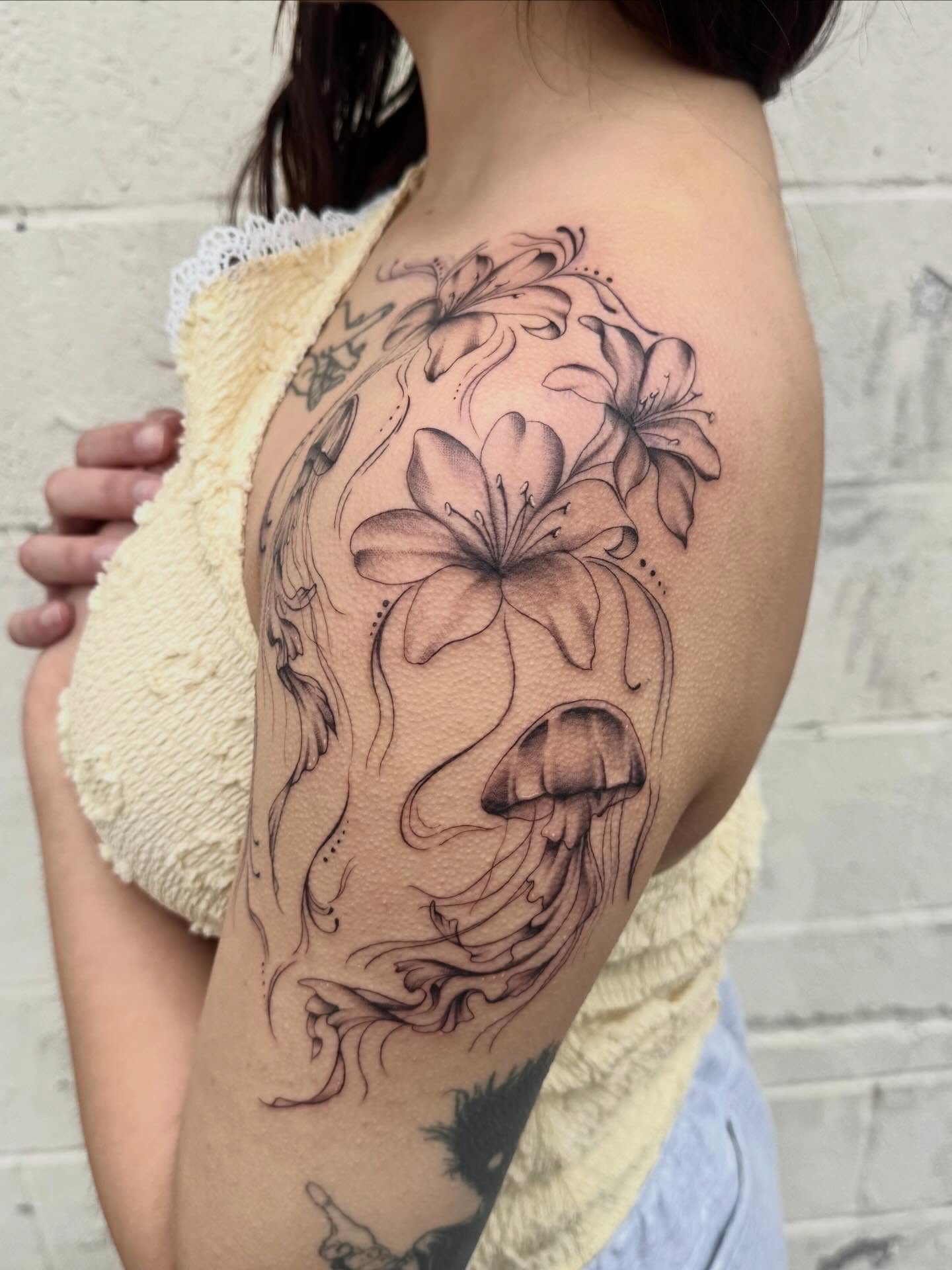 Tattoo by @inkskilla — black_and_grey, realism