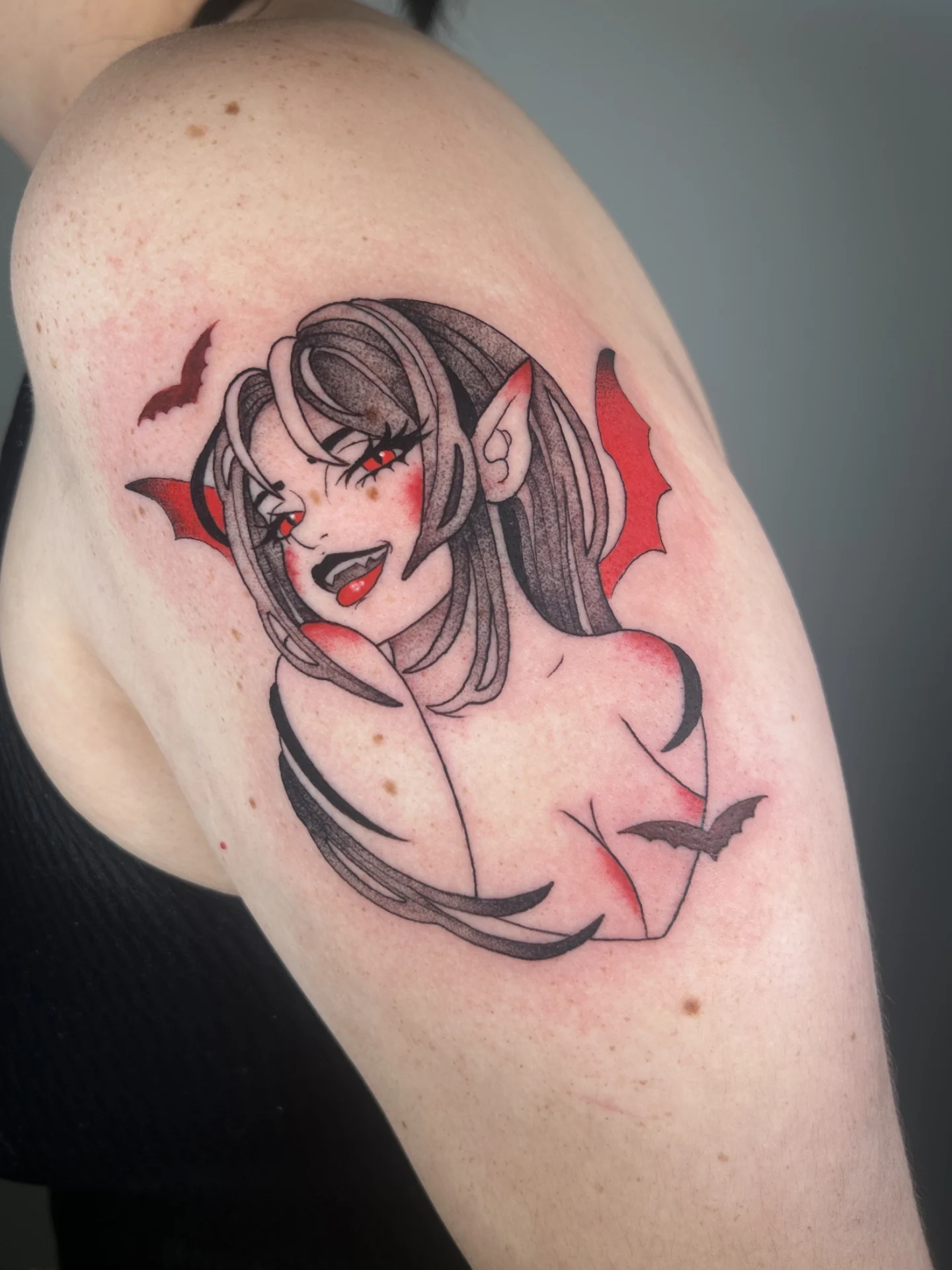 Tattoo by @chloemarietattoos โ anime